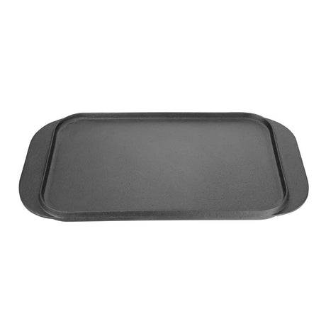 Vogue Reversible Cast Iron Double Griddle Pan 26cm