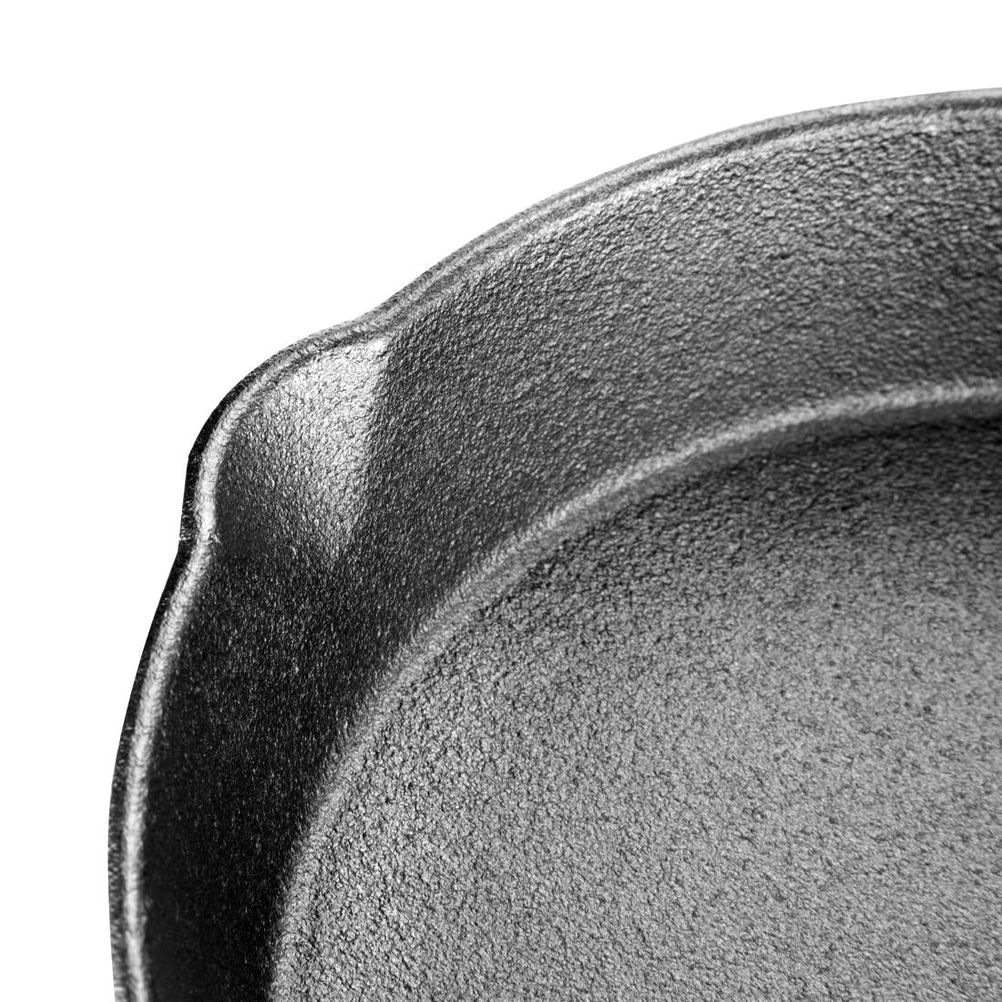 Vogue Round Cast Iron Skillet Pan 20cm