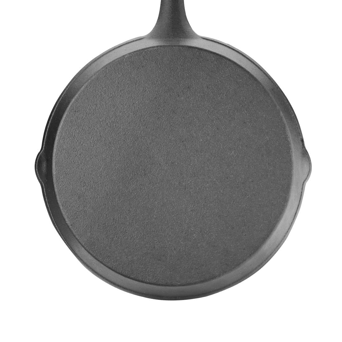 Vogue Round Cast Iron Skillet Pan 25cm
