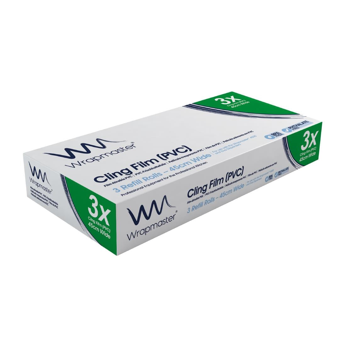Wrapmaster 4500 Cling Film Refills 450mm x 300m (3 Pack)