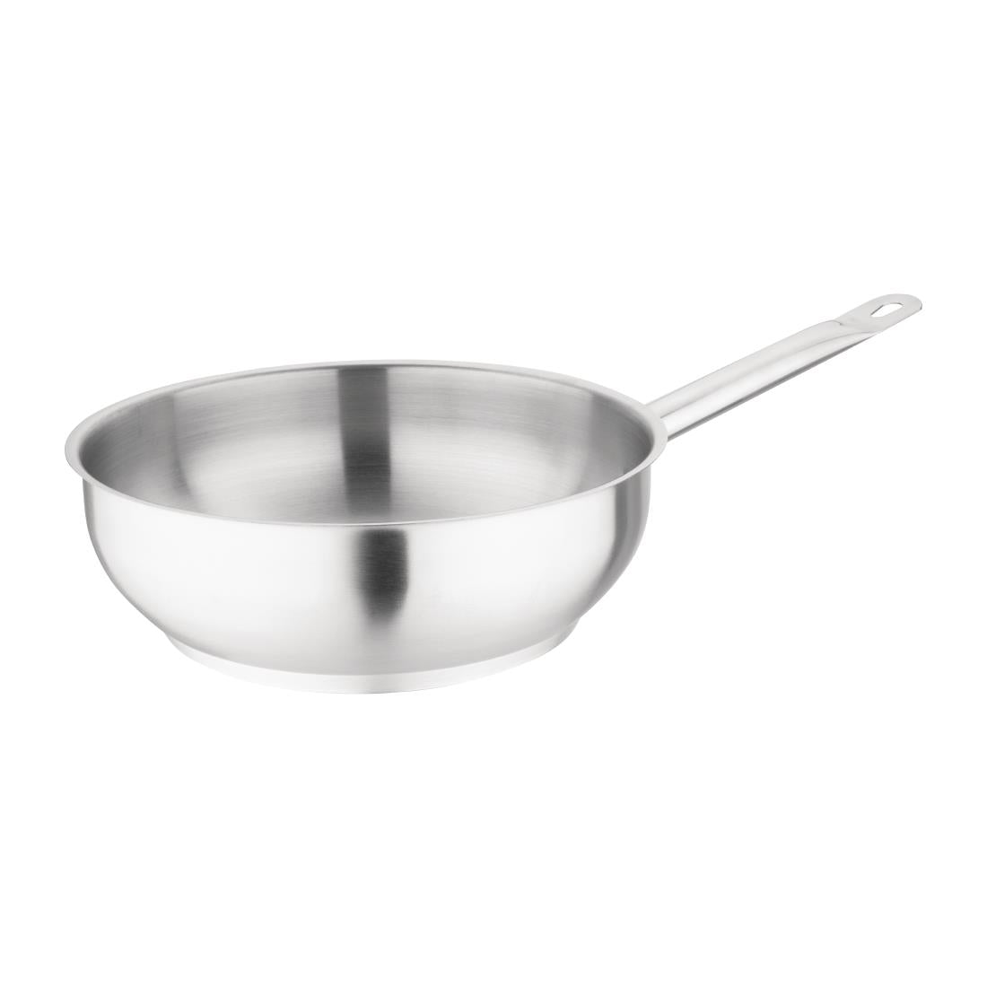 Vogue Stainless Steel Sauté Pan 24cm