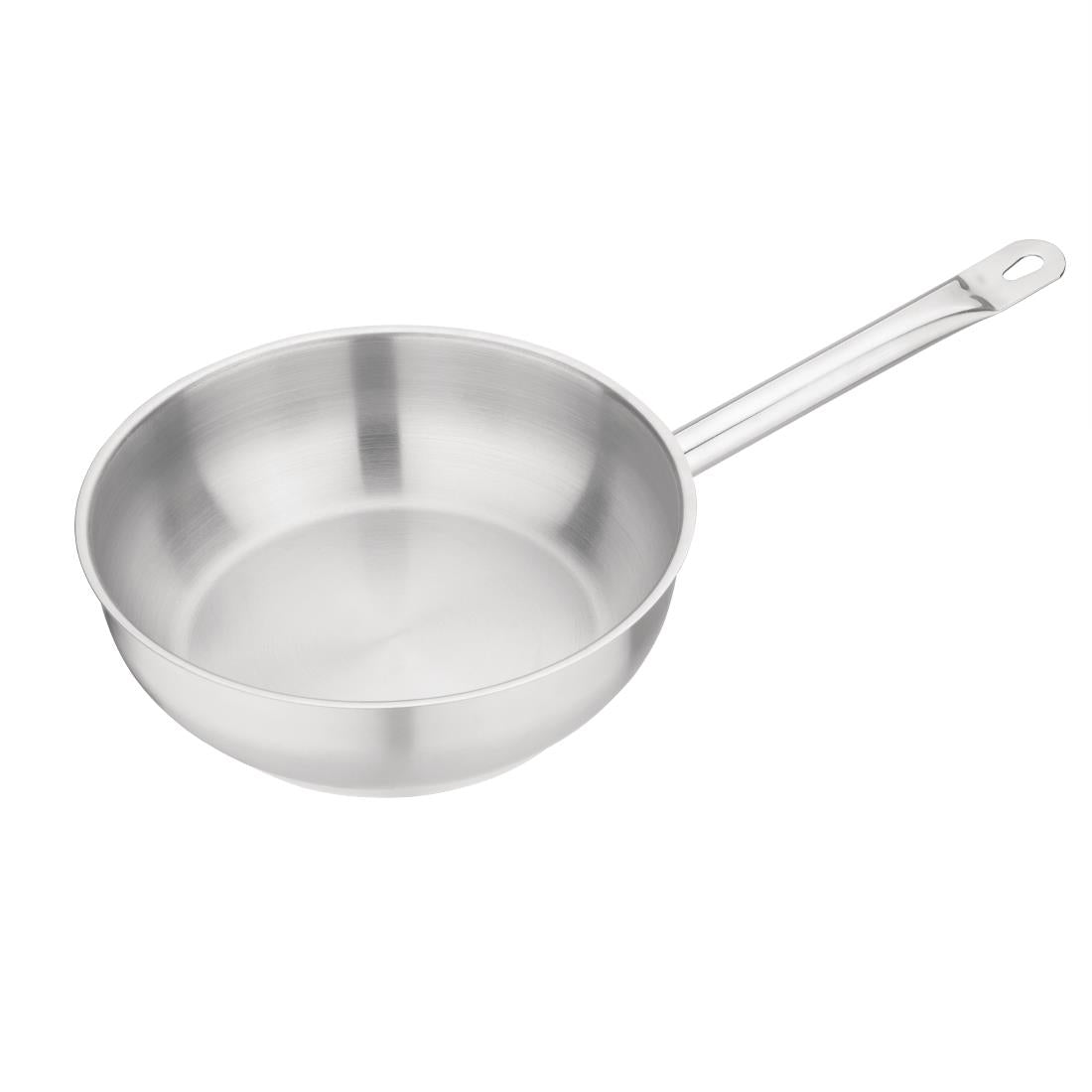 Vogue Stainless Steel Sauté Pan 24cm