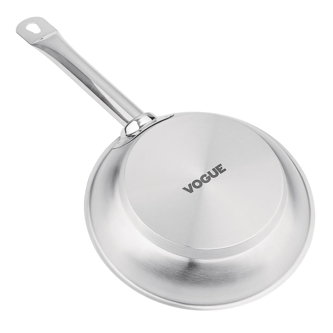 Vogue Stainless Steel Frying Pan 20cm