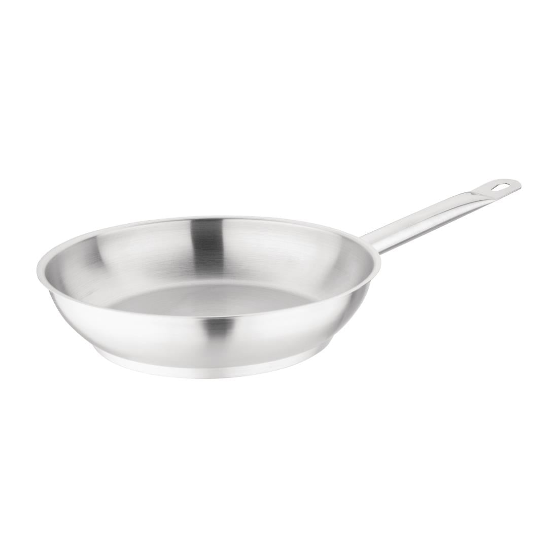 Vogue Stainless Steel Frying Pan 24cm