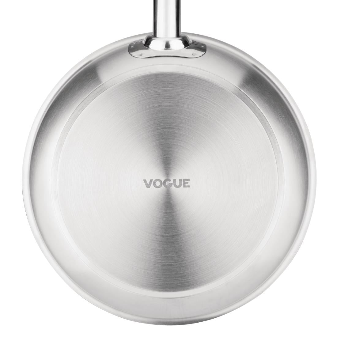 Vogue Stainless Steel Frying Pan 24cm