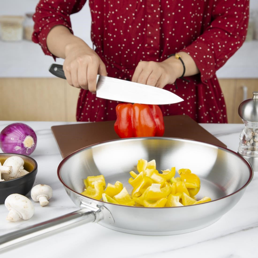 Stainless Steel Frying Pan