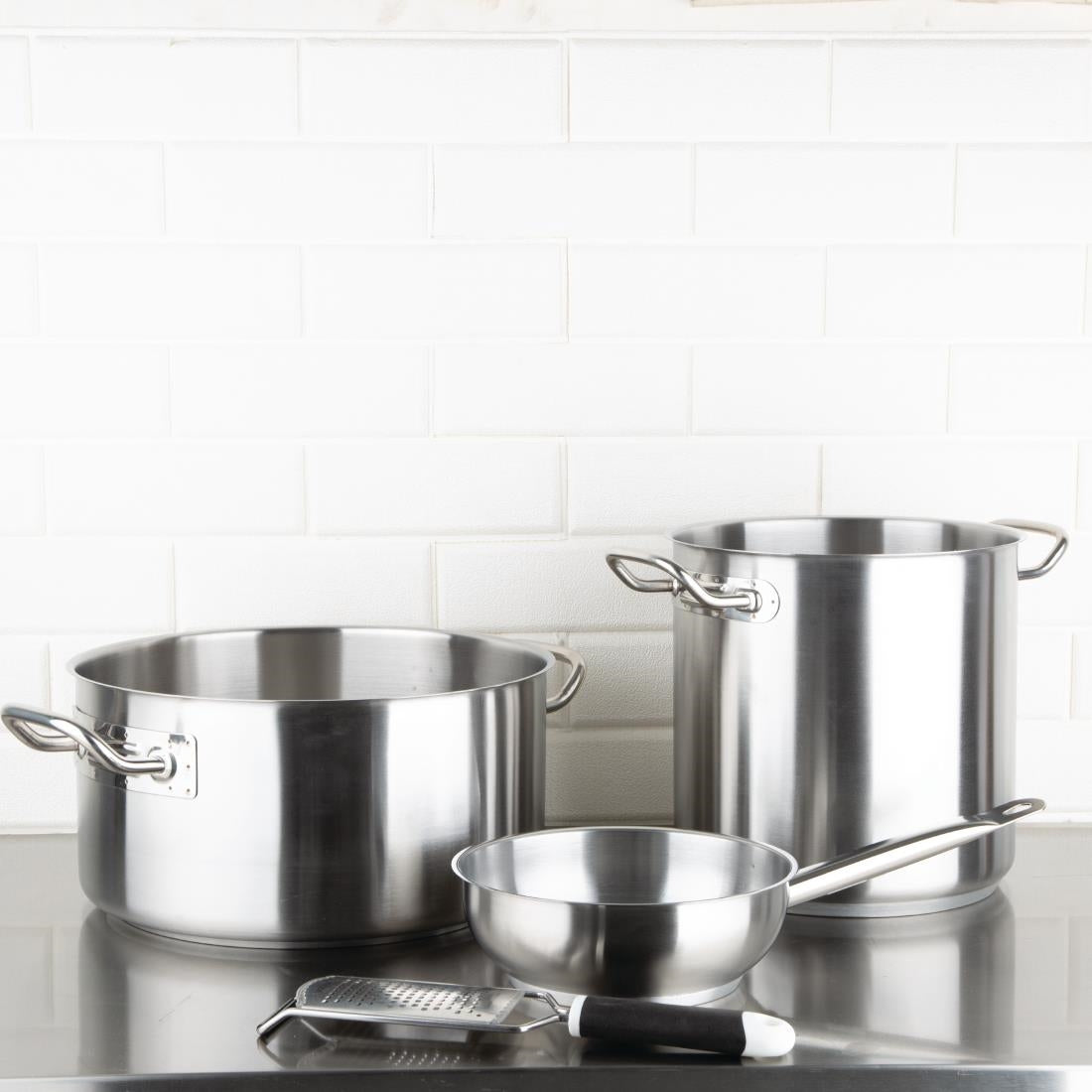 Vogue Stainless Steel Stew Pan 32cm