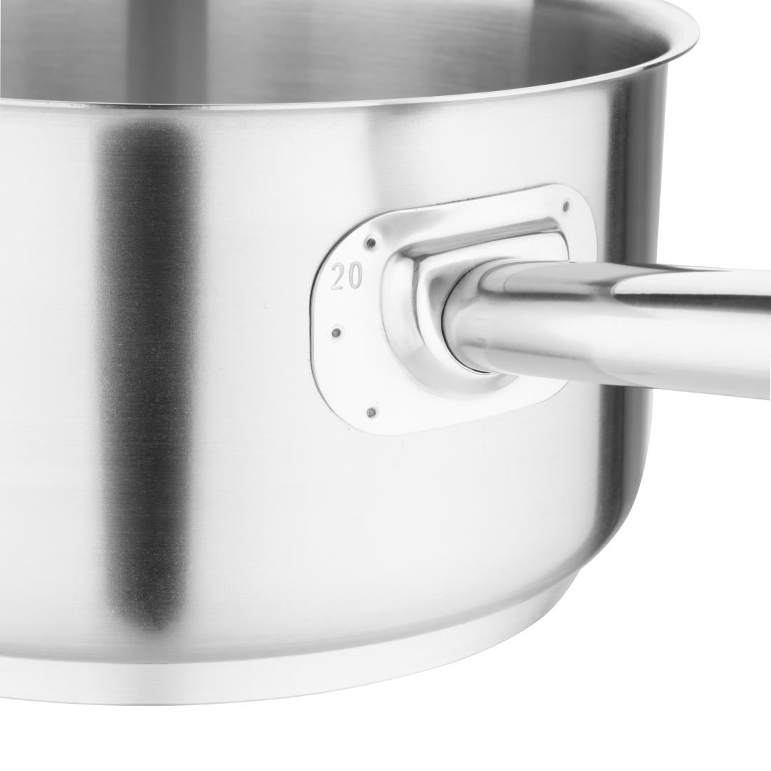 Vogue Stainless Steel Saucepan 20cm