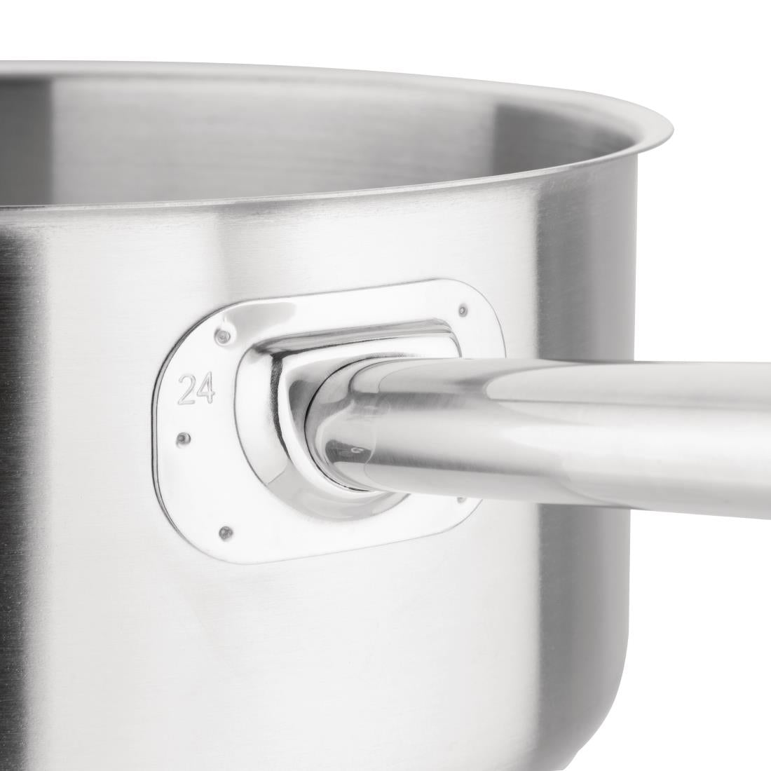 Vogue Stainless Steel Saucepan 24cm