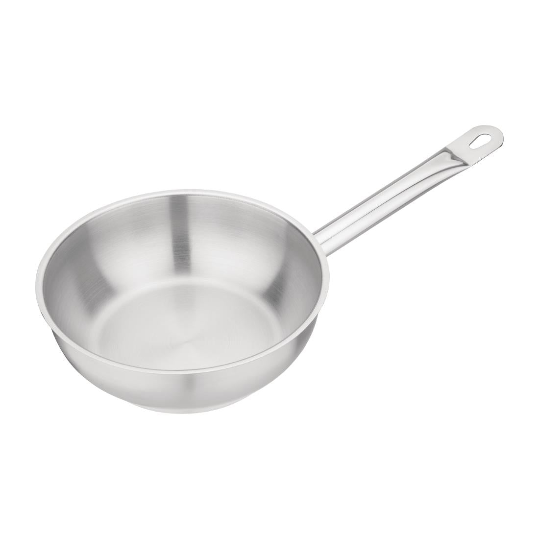 Vogue Stainless Steel Sauté Pan 20cm