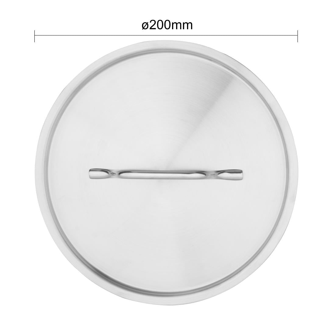Vogue Stainless Steel Pan Lid 20cm