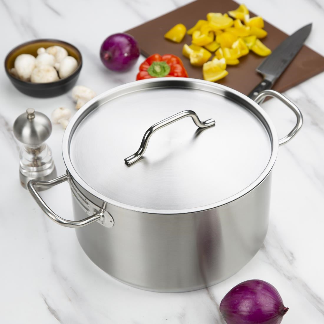Vogue Stainless Steel Pan Lid 28cm