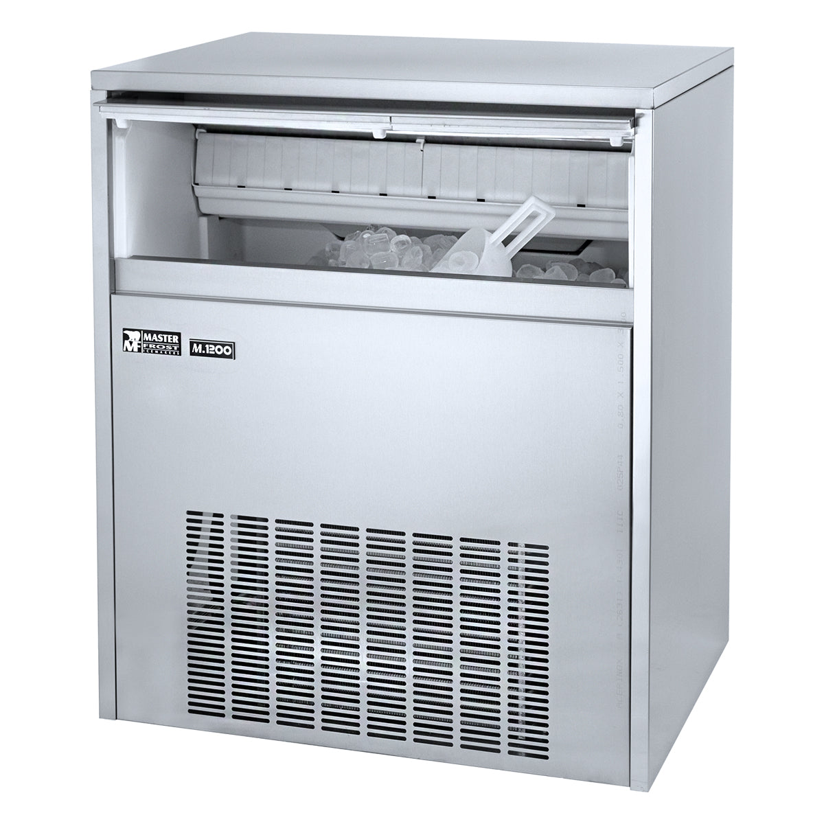 Masterfrost M1200 Professional Ice Maker 120kg/24hrs Output / 50kg Storage