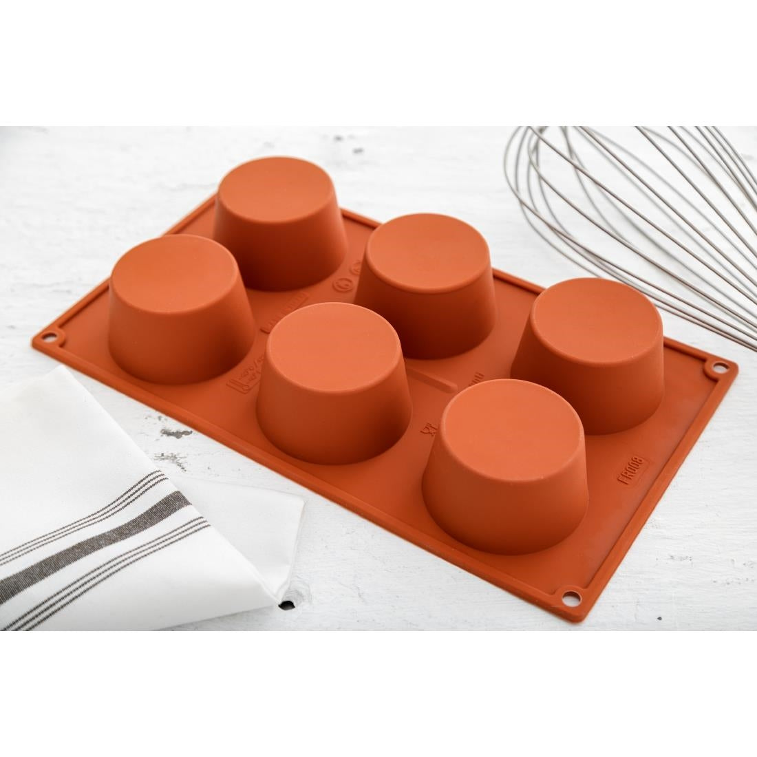 Pavoni Formaflex Silicone Muffin Mould 6 Cup