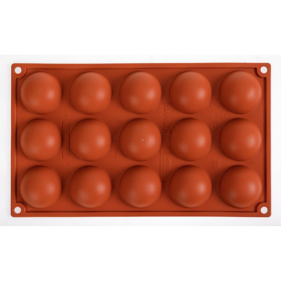 Pavoni Formaflex Silicone Half Sphere Mould 15 Cup