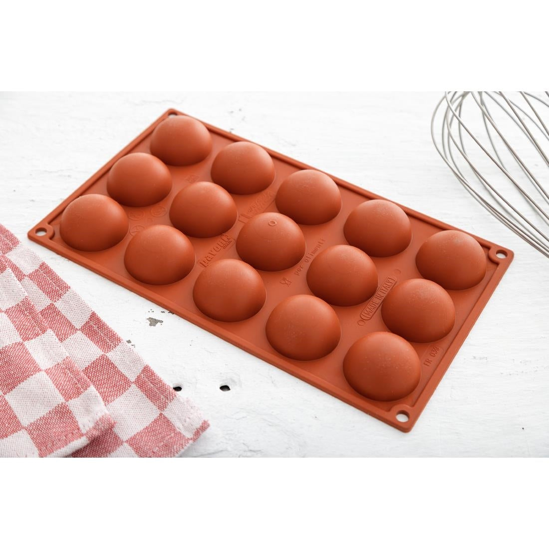Pavoni Formaflex Silicone Half Sphere Mould 15 Cup