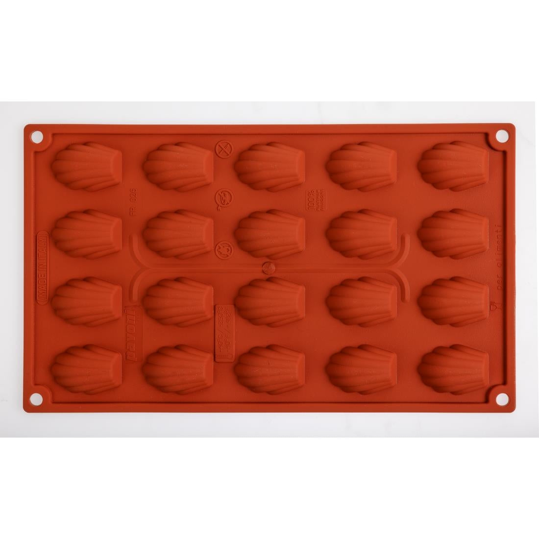 Pavoni Formaflex Silicone Non-Stick Mini-Madeleine Mould 20 Cup