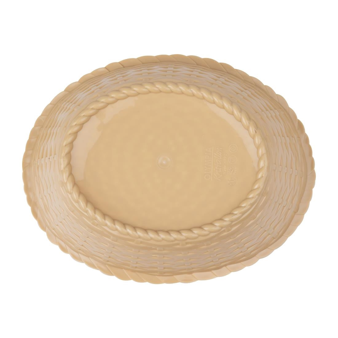 Olympia Kristallon Oval Polypropylene Basket