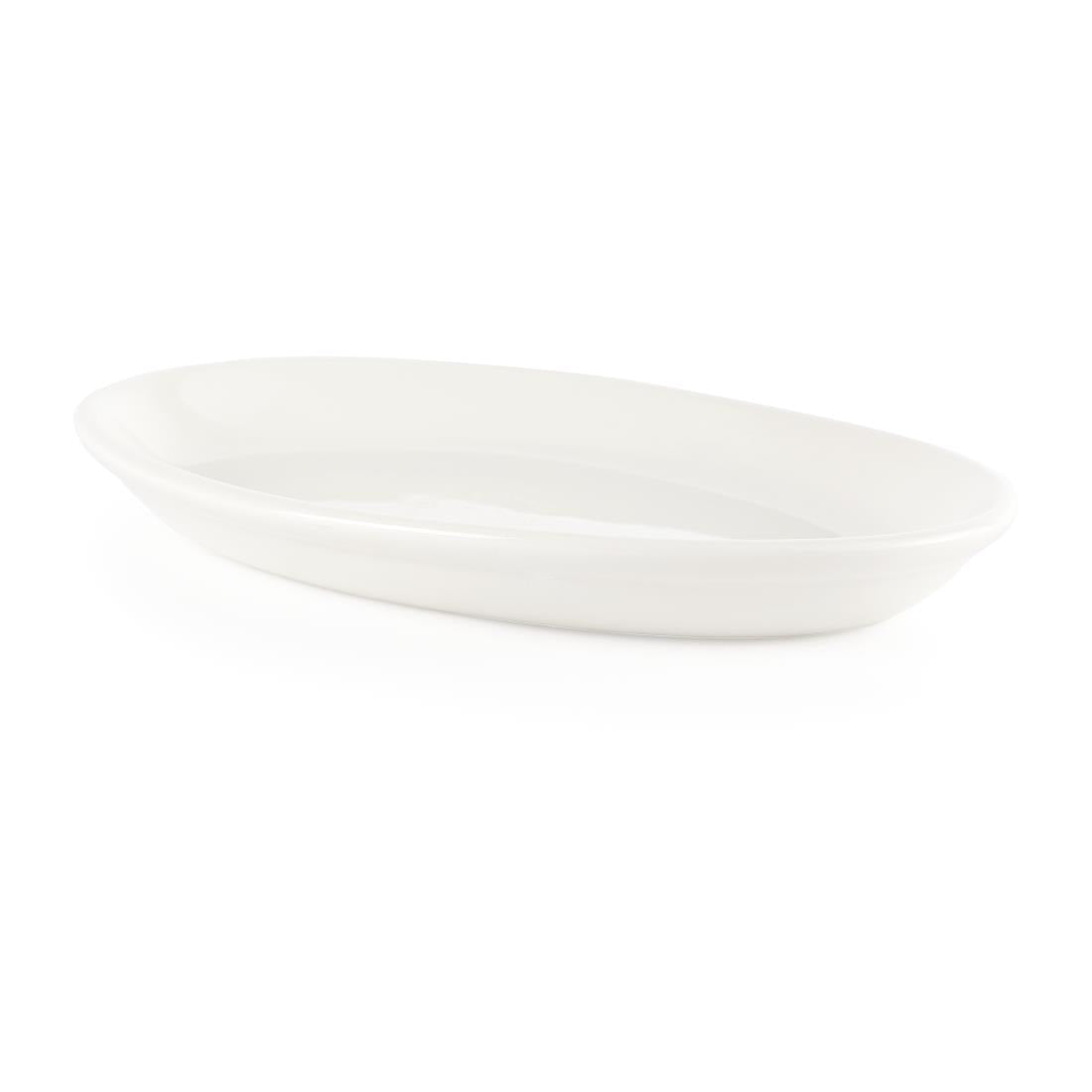 Churchill Whiteware Oval Platters 202mm (12 Pack)