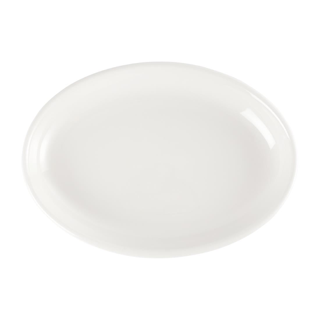 Churchill Whiteware Oval Platters 202mm (12 Pack)
