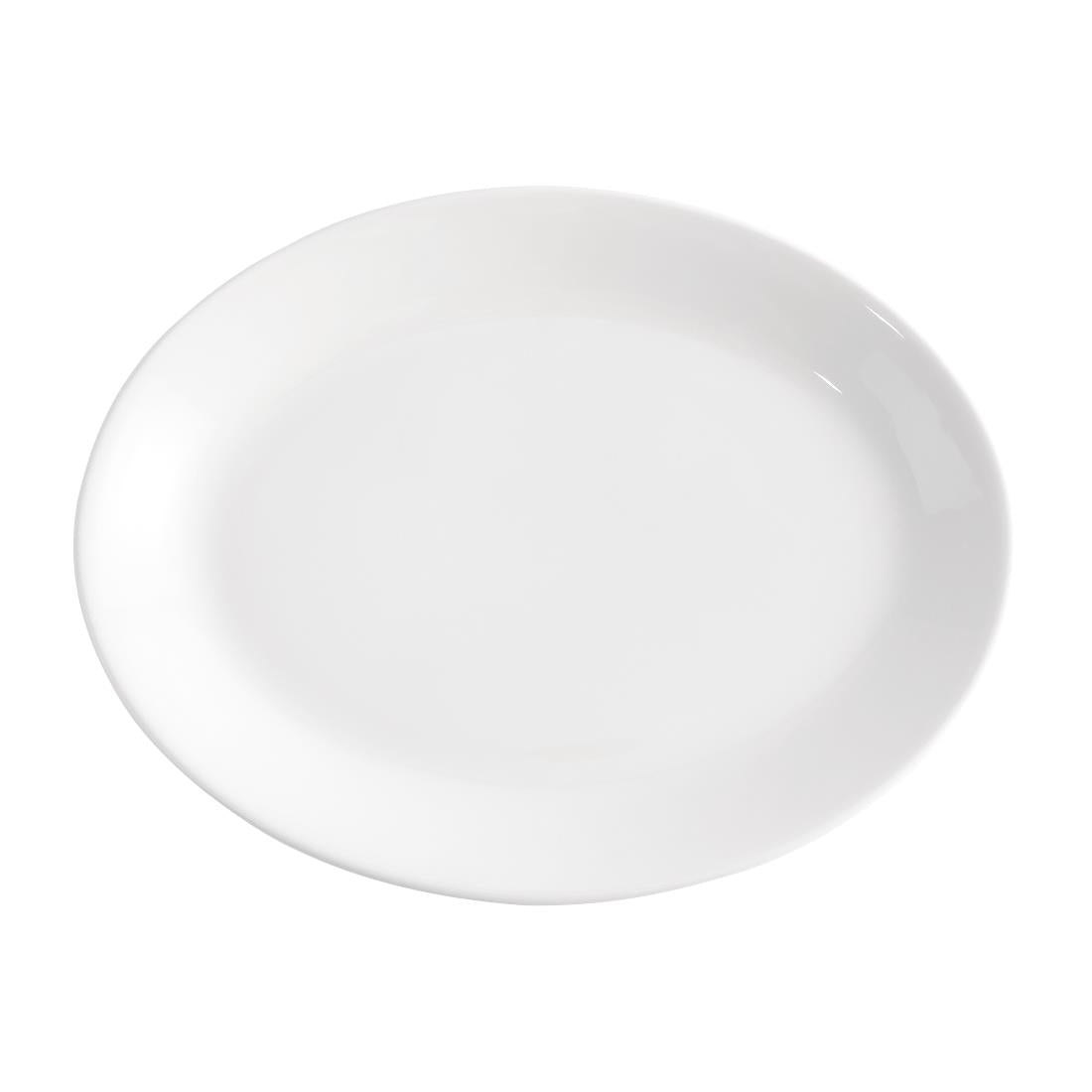 Churchill Whiteware Oval Platters 305mm (12 Pack)