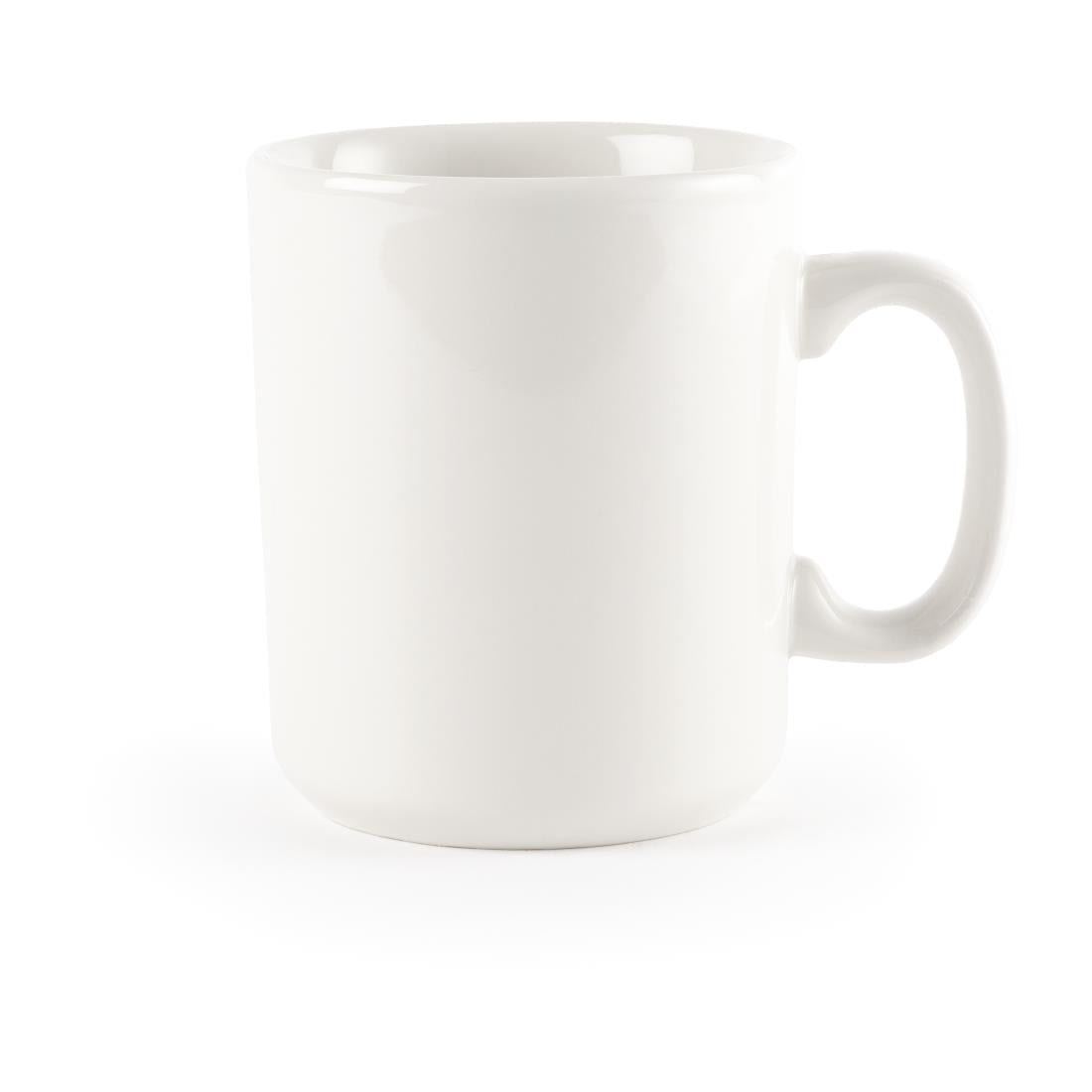 Churchill Plain Whiteware Windsor Mugs 284ml (36 Pack)