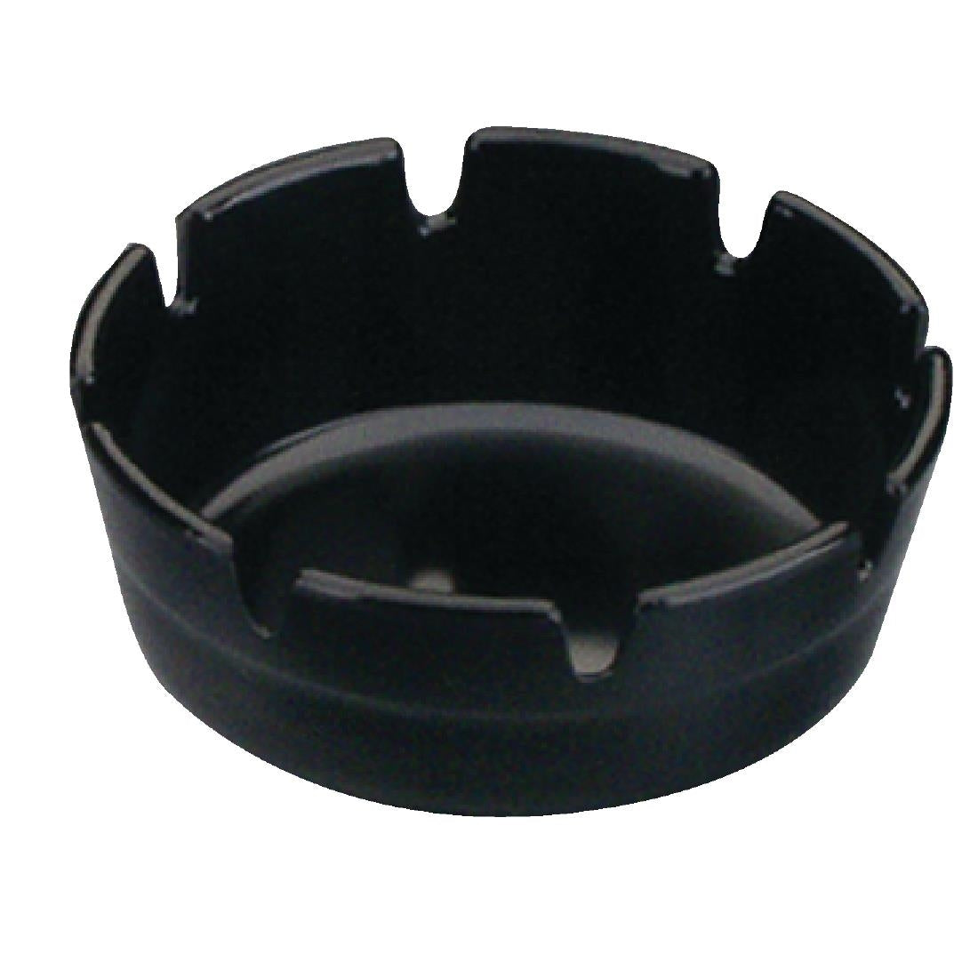 Olympia Black Melamine Ashtray