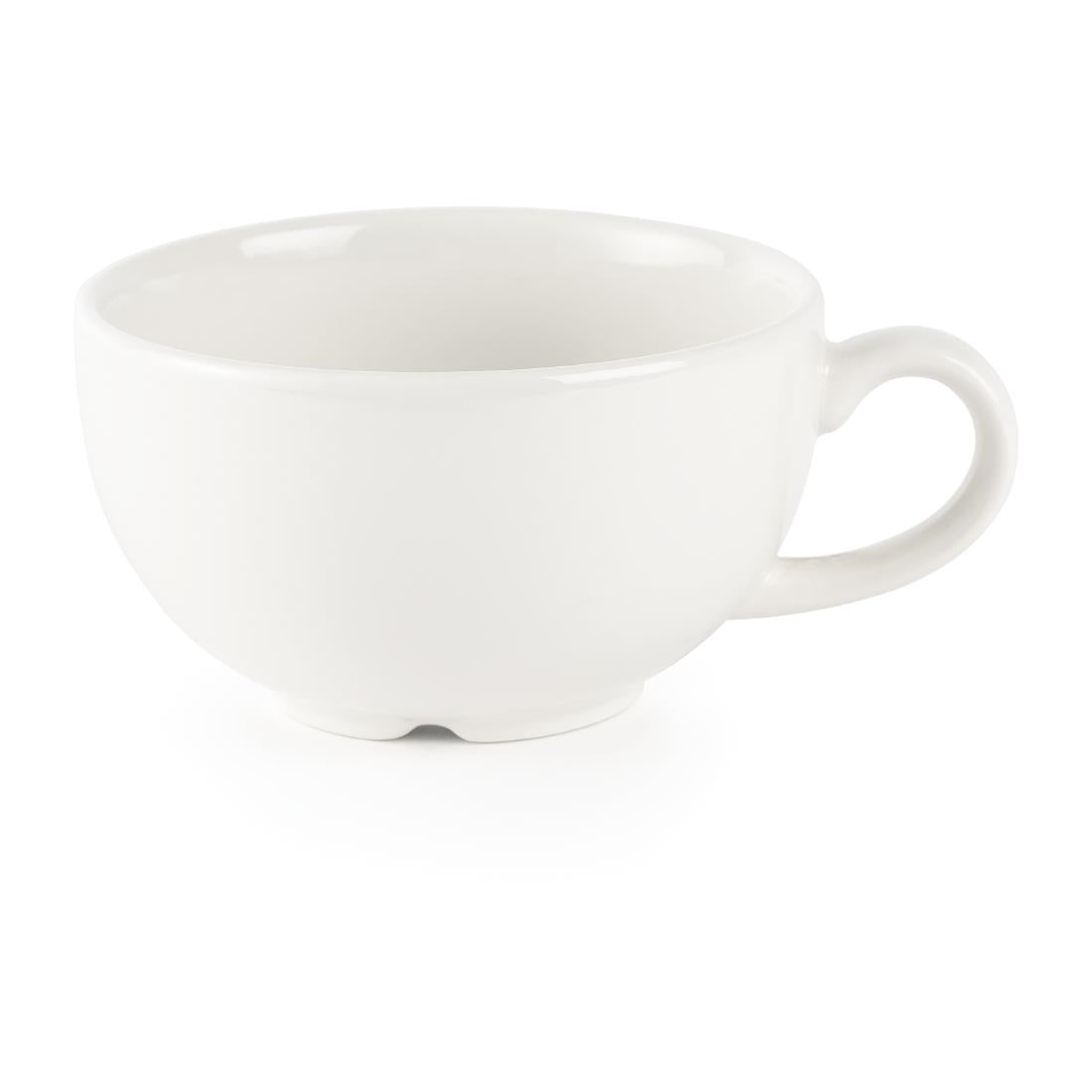 Churchill Plain Whiteware Cappuccino Cups 227ml (24 Pack)