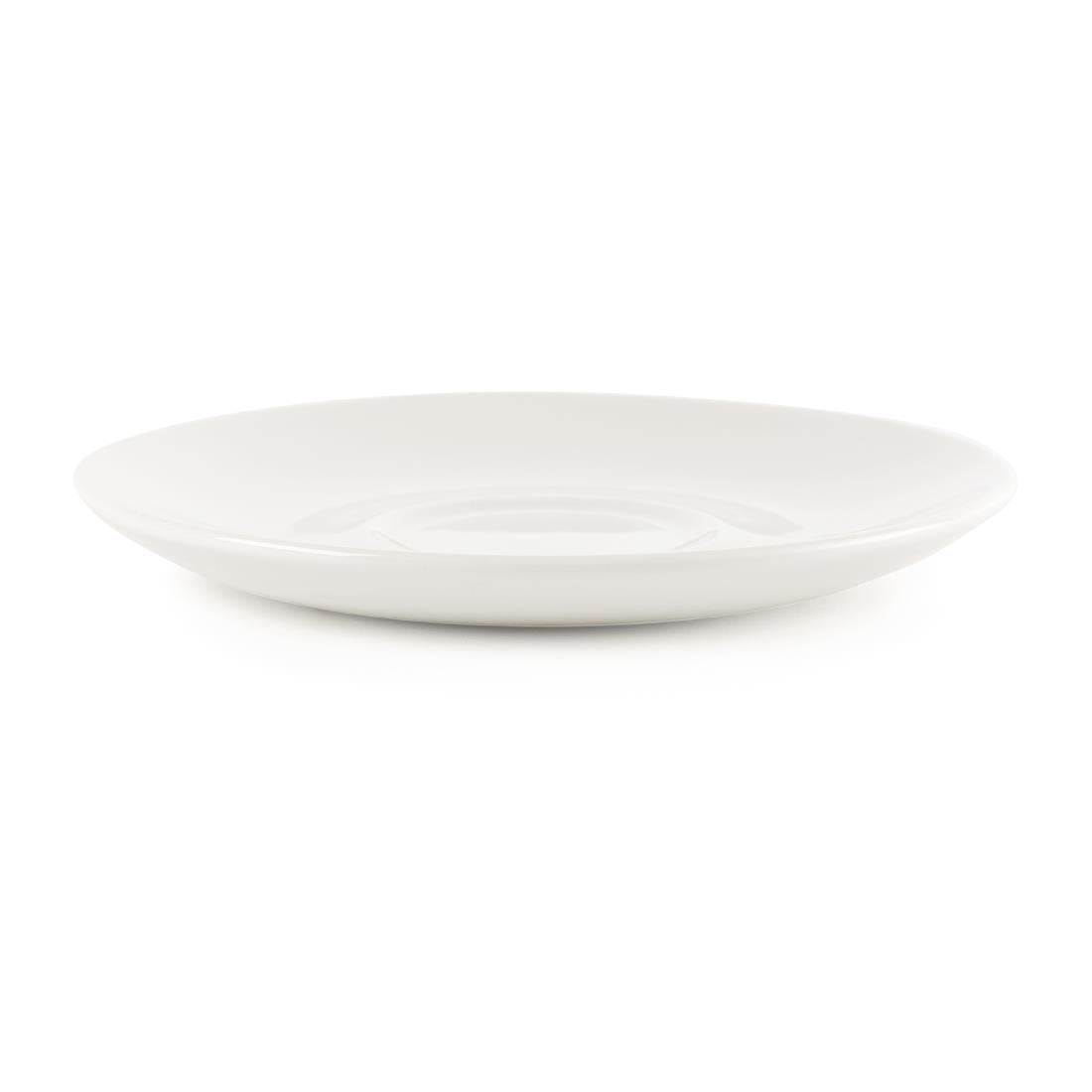 Churchill Plain Whiteware Saucers 160mm (24 Pack)