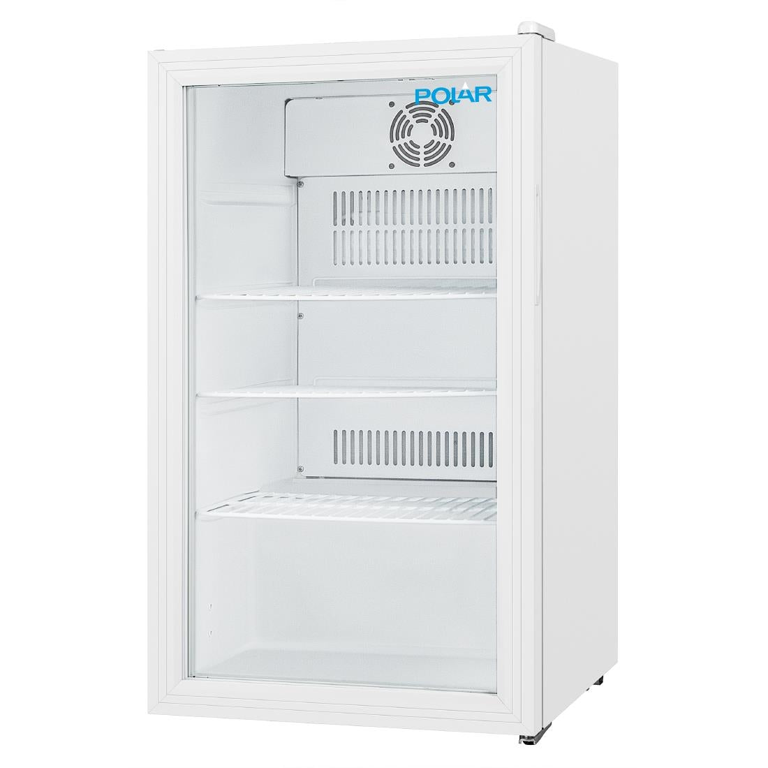 Polar C-Series Under Counter Display Fridge White 90Ltr