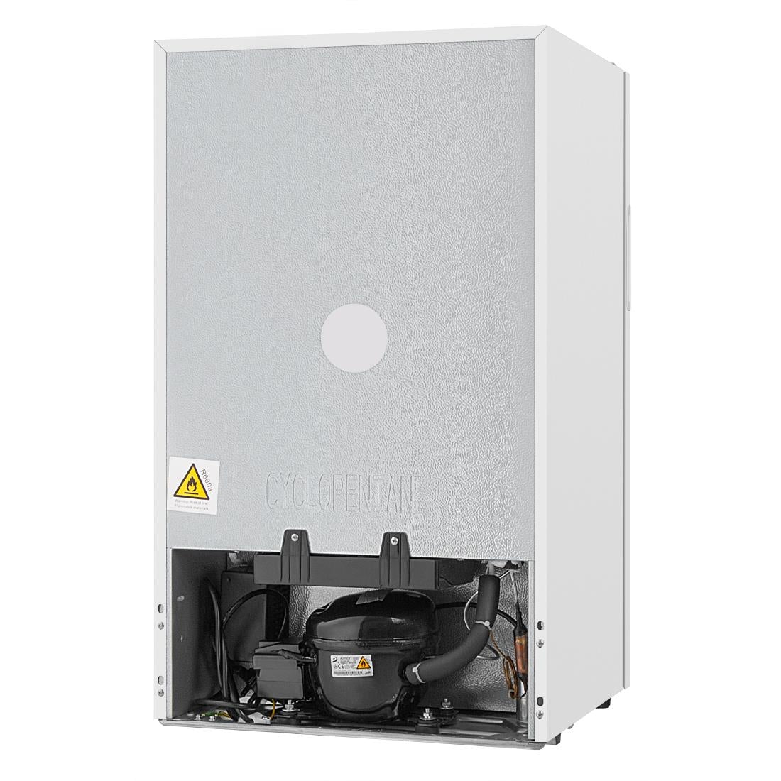 Polar C-Series Under Counter Display Fridge White 90Ltr