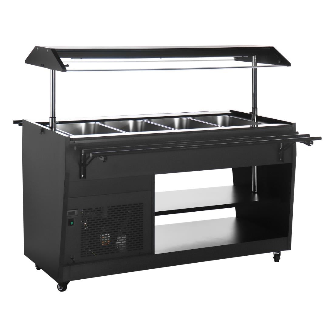 Polar G-Series Refrigerated Buffet Bar in Black
