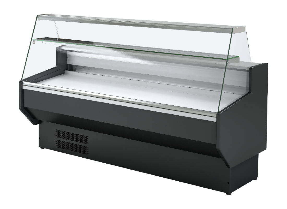 Polar G-Series Straight Glass Serve Over Counter Fridge 2m