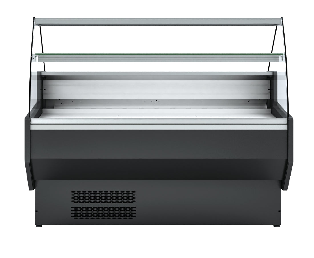 Polar G-Series Curved Glass Serve Over Counter Fridge 1.5m