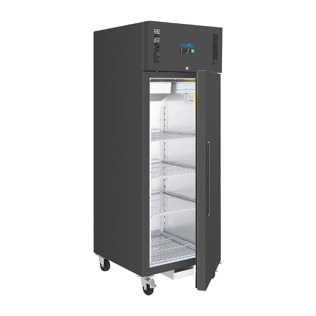 Polar G-Series Upright Freezer Black 600Ltr