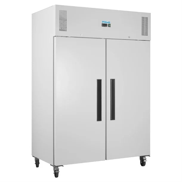 Polar G-Series Upright Double Door Freezer White 1152Ltr