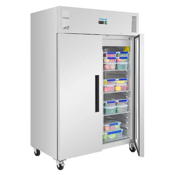 Polar G-Series Forced Air Double Door Upright Fridge 1200Ltr