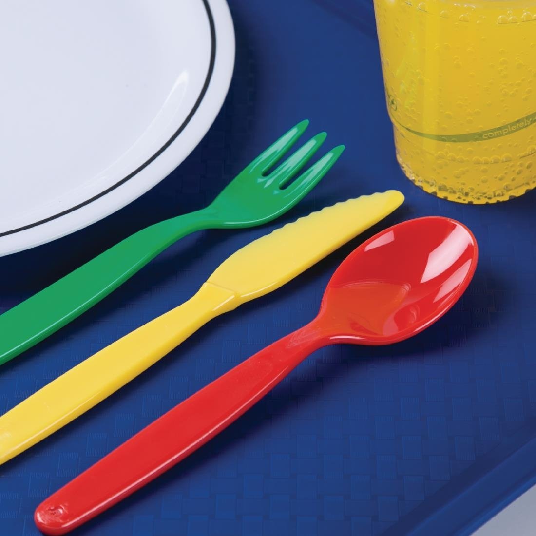 Olympia Kristallon Polypropylene Forks Yellow (12 Pack)