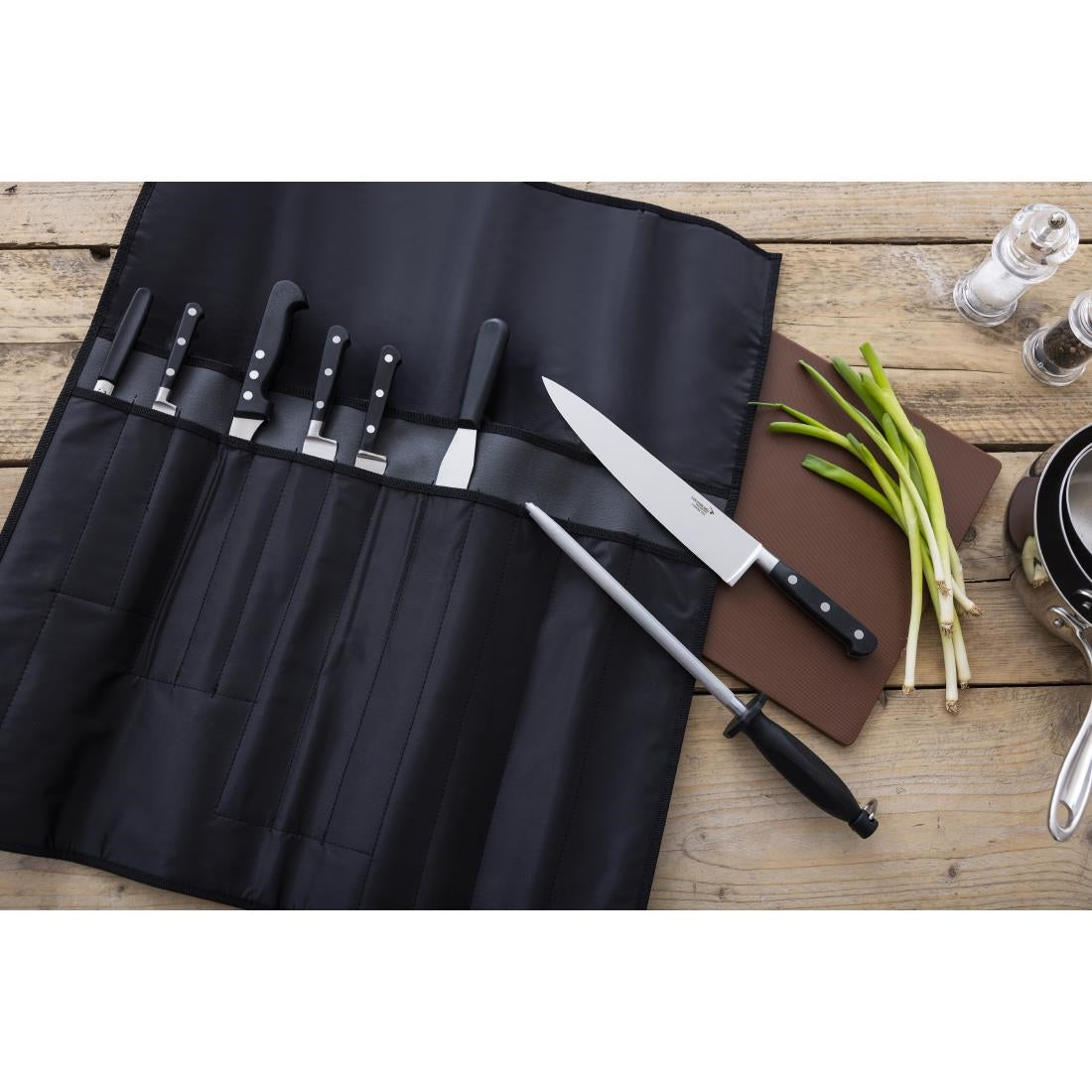 Deglon Sabatier 8-Piece Chef Knife Set with Wallet