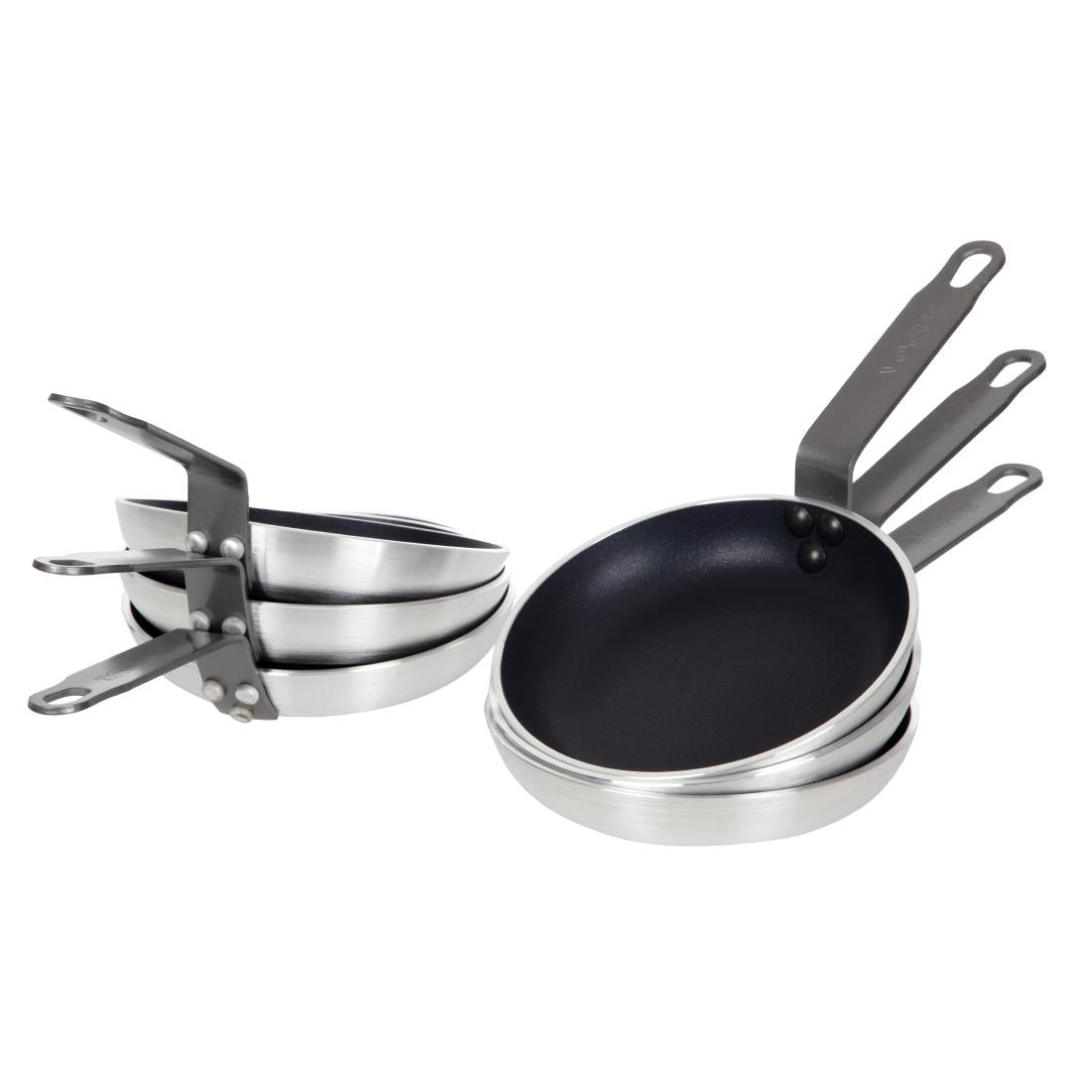 Bulk Buy Vogue Aluminium Non-Stick Frying Pan 20cm (6 Pack)