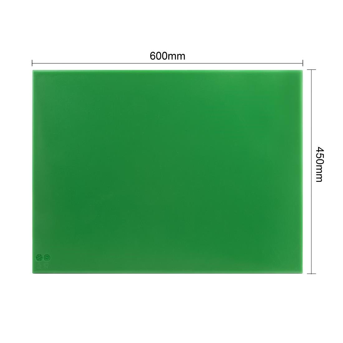 Hygiplas High Density 6-Piece Chopping Board Set With Rack 610x455x12mm
