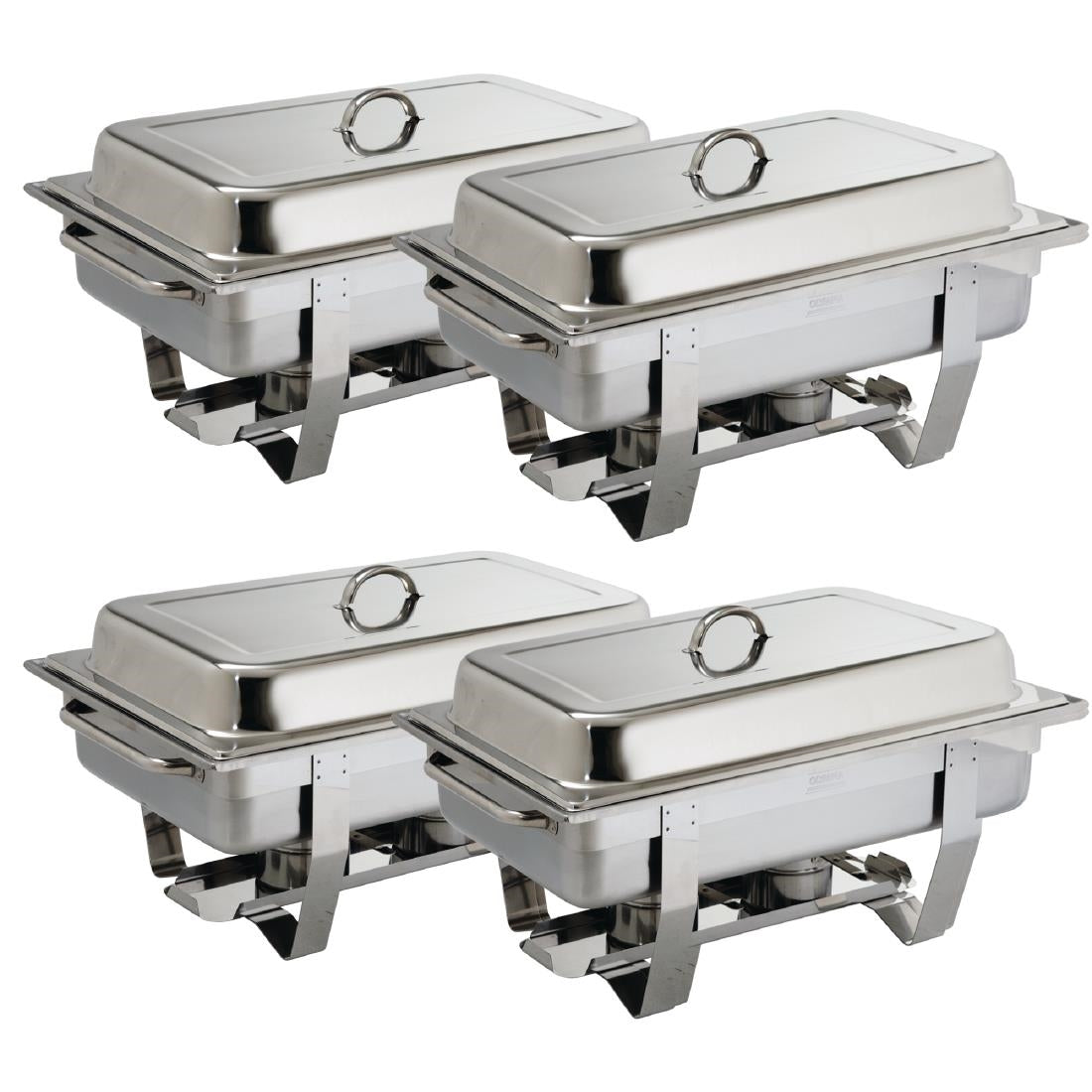 Olympia Milan Chafing Set 1/1 GN (4 Pack)