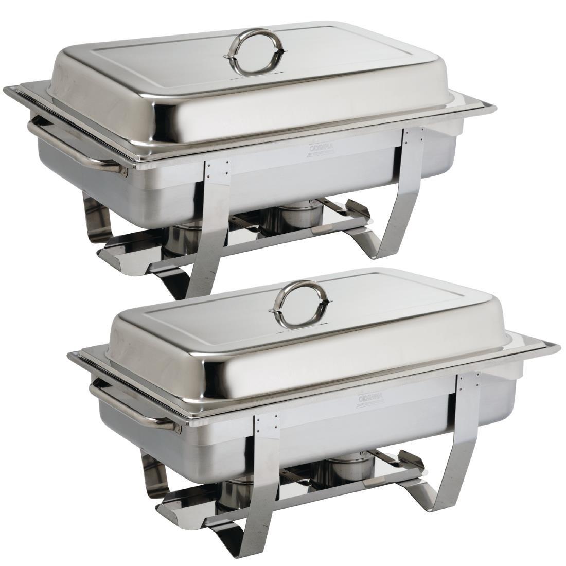 Olympia Milan Chafing Set 1/1 GN (2 Pack)