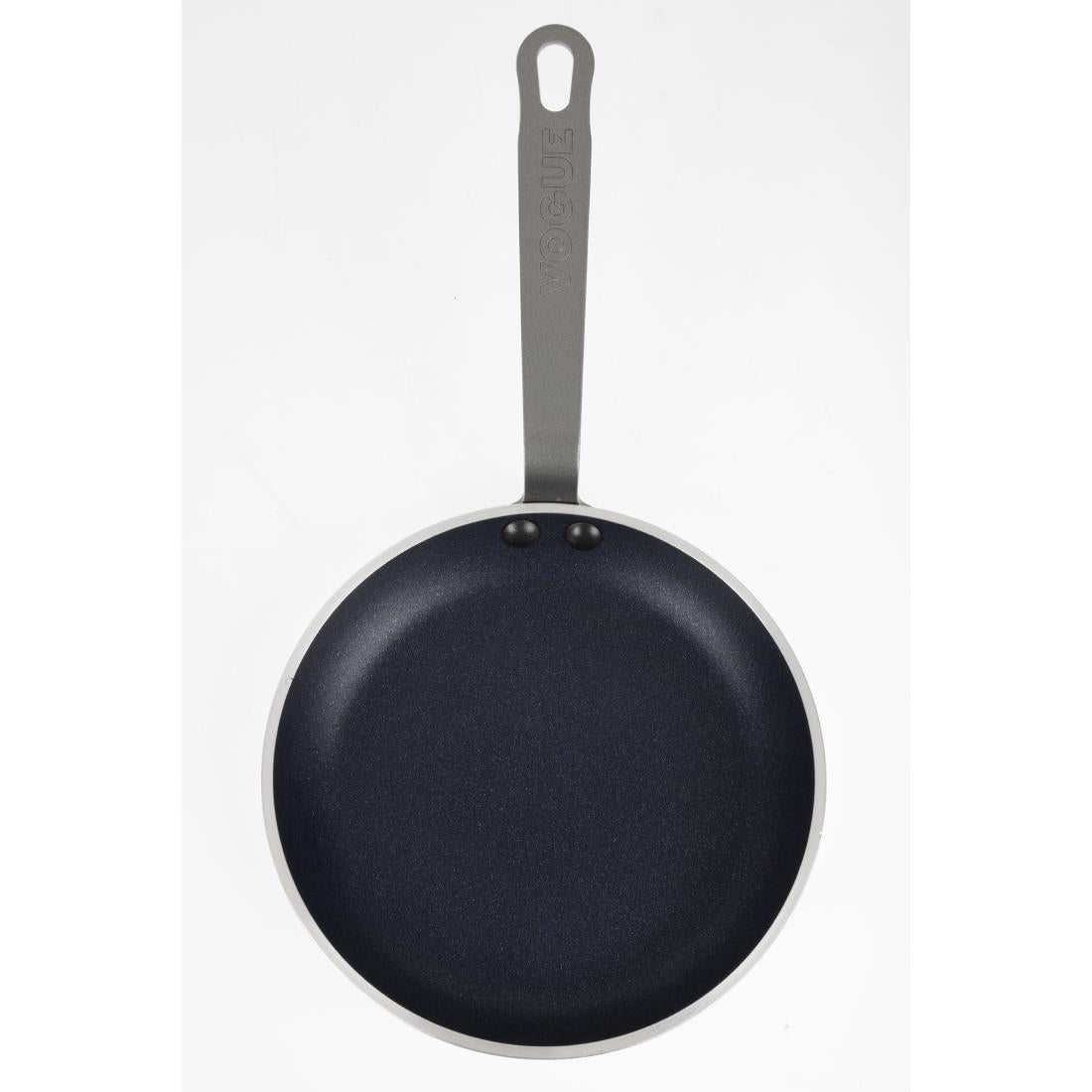 Vogue Aluminium Non-Stick Teflon Blinis Pan 15cm