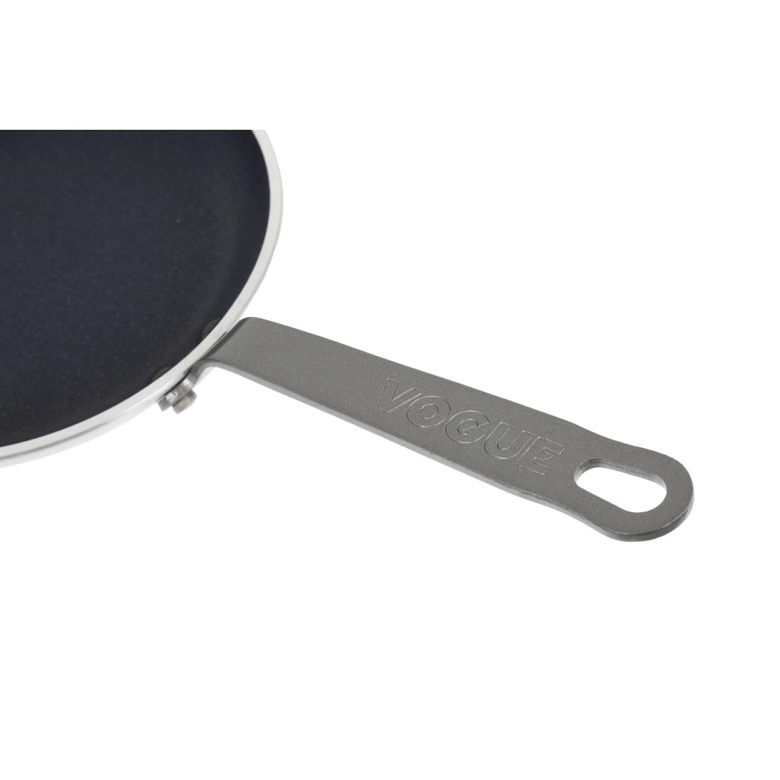 Vogue Aluminium Non-Stick Teflon Blinis Pan 15cm