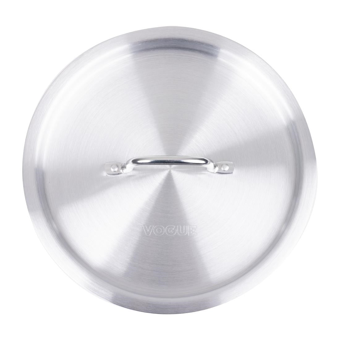 Vogue Aluminium Deep Boiling Pot Lid 24cm