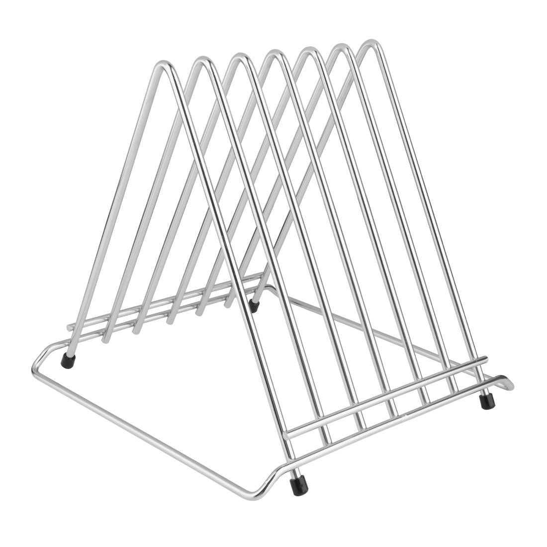 Hygiplas Low Density 6-Piece Chopping Board Set with Rack 455x305x20mm