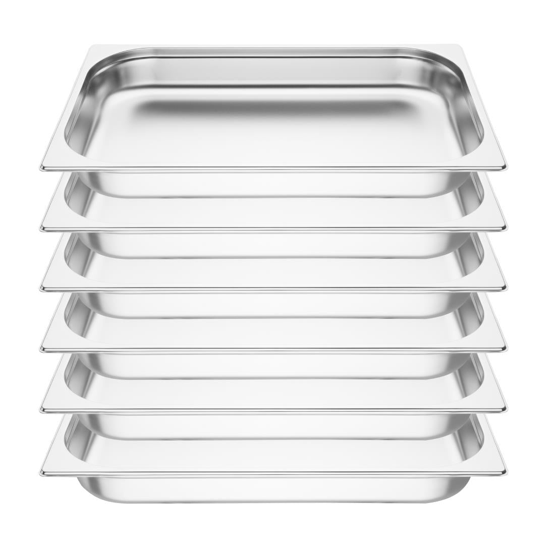 Stainless Steel Gastronorm Trays 65mm