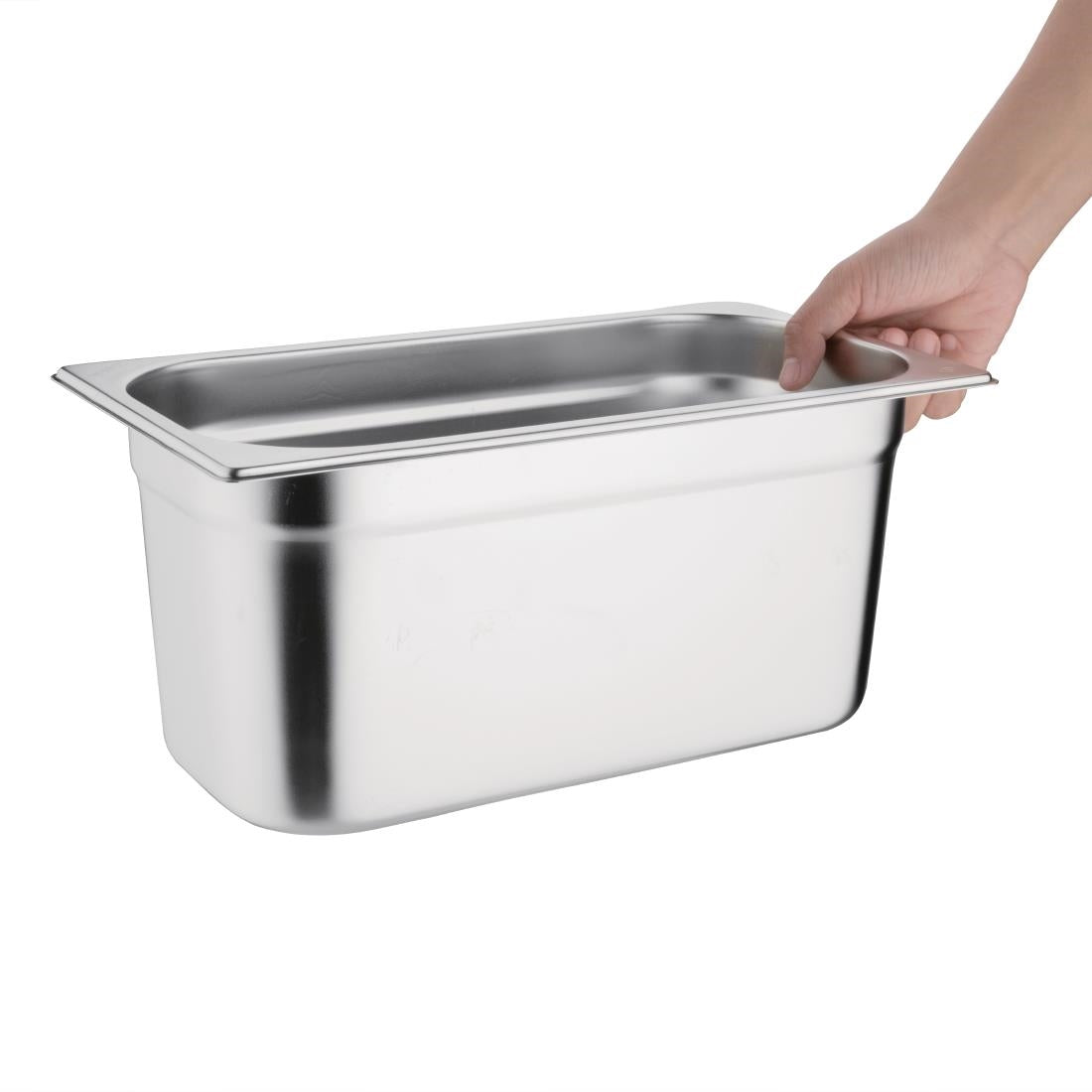 Vogue Stainless Steel Gastronorm Tray Set 1/3 and 4 x 1/6 with Lids