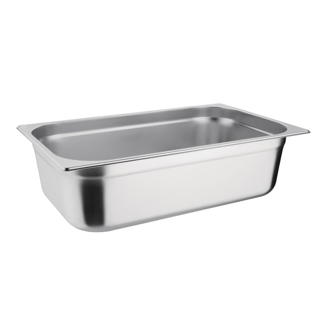 Vogue Stainless Steel 1/1 Gastronorm Tray with Lid